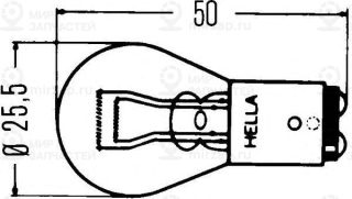 Запчасть HELLA 8GD002078121