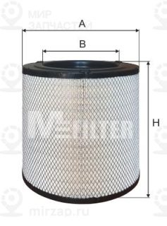 Фильтр воздушный MFILTER A865