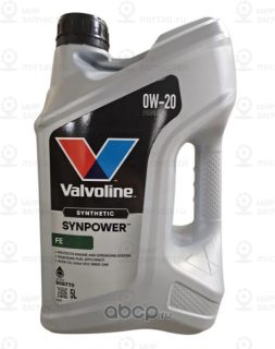 Масло Моторное Valvoline Synpower Fe C5 0W-20 5Л Valvoline 908770