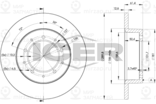 Запчасть ICER 78BD04612