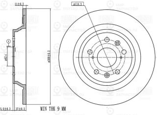 Тормозной диск TRIALLI DF146