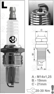 Запчасть BRISK L14C