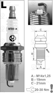 Запчасть BRISK LR12YS