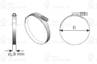Запчасть DINEX 98872