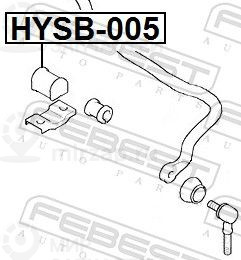 Запчасть FEBEST HYSB005