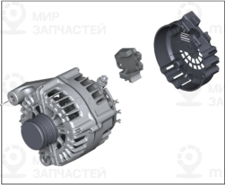 Запчасть BMW 12318570672