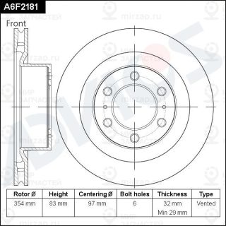 Запчасть ADVICS A6F2181