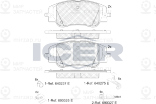 Запчасть ICER 182430208