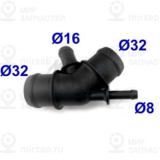 Фланец охлаждающей жидкости MEAT & DORIA 93131