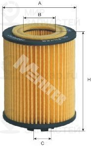 Фильтр масляный MFILTER TE616