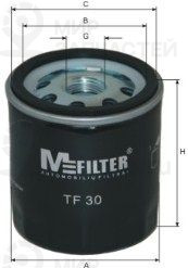 Фильтр масляный MFILTER TF30