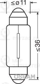 Запчасть OSRAM 6461