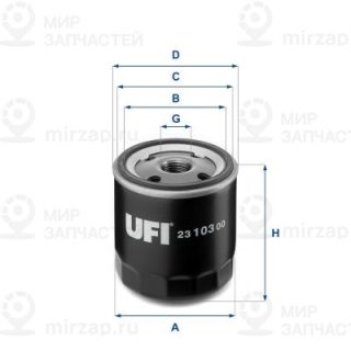 Запчасть UFI 2310300
