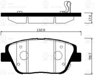 Запчасть HSB HP1045
