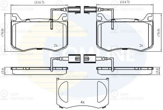 Запчасть COMLINE CBP12422