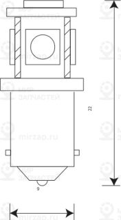 Запчасть Маяк 12T8W5SMD