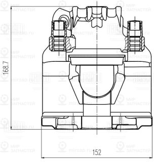 Тормозной суппорт TRIALLI CF800370