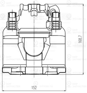 Тормозной суппорт TRIALLI CF800371