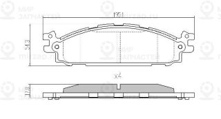 Запчасть FREMAX FBP0087