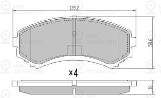Запчасть FREMAX FBP0854