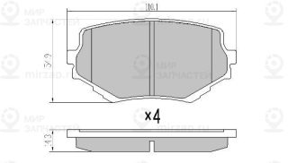 Запчасть FREMAX FBP1046
