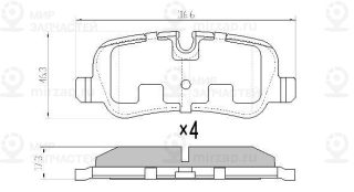 Запчасть FREMAX FBP1567