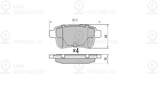 Запчасть FREMAX FBP1583