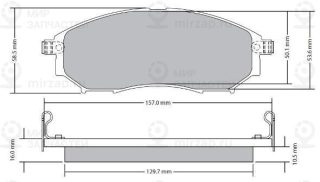 Запчасть FREMAX FBP1686