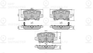 Запчасть FREMAX FBP1706
