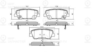 Запчасть FREMAX FBP1838