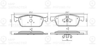 Запчасть FREMAX FBP1896
