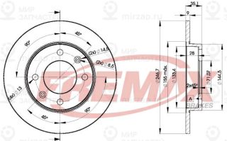 Запчасть FREMAX BD4746
