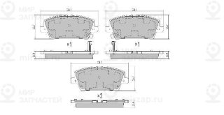 Запчасть FREMAX FBP1705