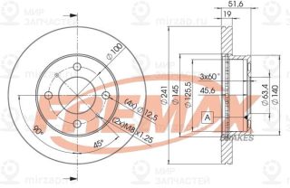 Запчасть FREMAX BD1008