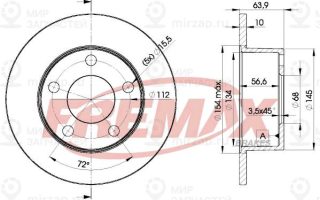 Запчасть FREMAX BD4060