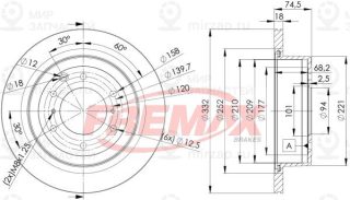 Запчасть FREMAX BD7114