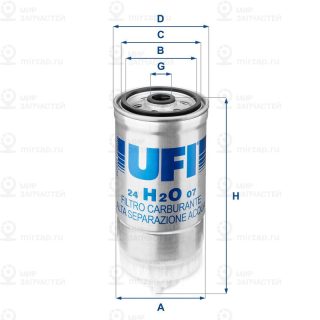 Запчасть UFI 24H2O07