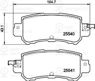 Запчасть PAGID 8DB355020151
