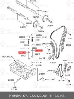 Запчасть DYG 222242G000
