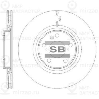 Тормозной диск SANGSIN SD8533