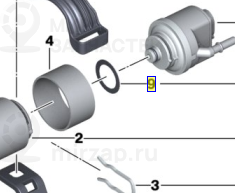 Запчасть BMW 13328511657