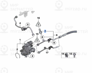 Запчасть BMW 13537622231