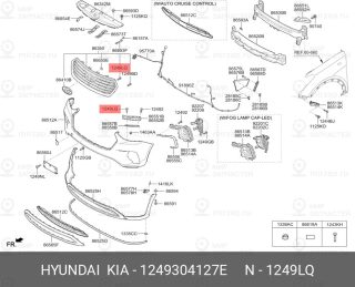 Запчасть HYUNDAI 1249304127E
