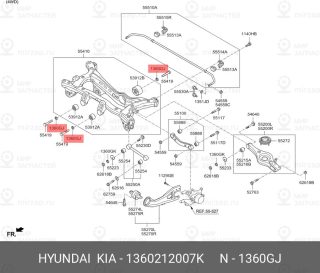 Запчасть HYUNDAI 1360212007K