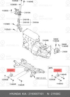 Запчасть HYUNDAI 2193007101