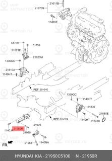 Запчасть HYUNDAI 21950C5100
