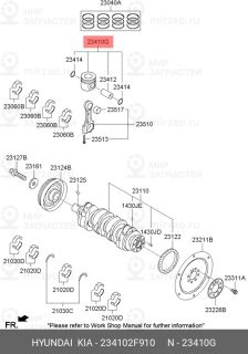 Запчасть HYUNDAI 234102F910