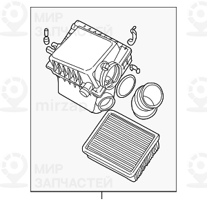 Запчасть BMW 13711437112