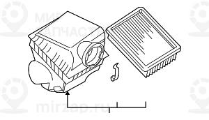 Запчасть BMW 13711704880