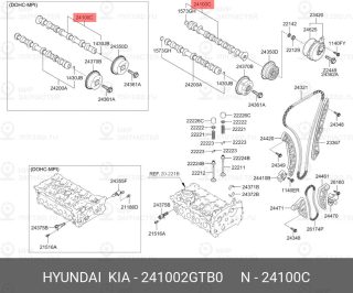 Запчасть HYUNDAI 241002GTB0